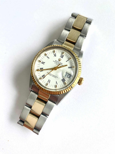 Reloj Rolex Date  15000 Combinado Fondo Blanco