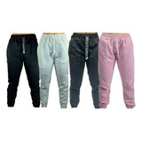 Pantalón Sudadera Tipo Jogger Para Mujer X 4 Unidades.