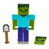 Figura Minecraft Zombi Mide 8cm