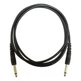 Cable Plug 6.5mm 1/4 Mono 2 Metros Instrumentos Consolas