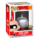Funko Pop Jack Jack Exclusivo Game Planet Cabeza Plateada