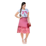Cj T-shirt+saia - Moda Evangélica Luciana Pais (92974-75 E)