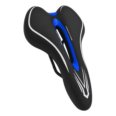 Asiento Gel Deportivo Para Bicicleta Mtb Prostático Ancho 180 Mm Color Azul Largo 270 Mm | MercadoLibre