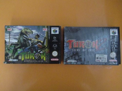 Turok + Turok 2 - Edicion Pal Europea - Juegos Nintendo 64