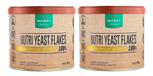 2x Nutri Yeast Flakes Levedura Nutricional (100g) - Nutrify 