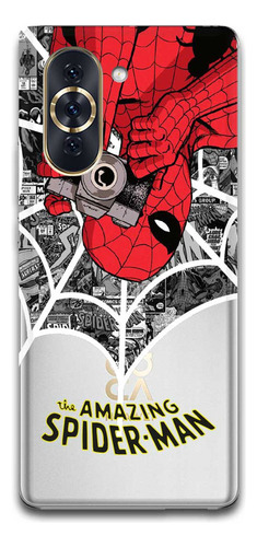 Funda Transparente Spiderman Para Huawei