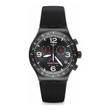 Reloj Swatch Hombre Irony Chrono Yvb403 Black Is Black