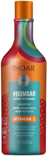 Shampoo Bombar Vitamina C 1000ml - Inoar