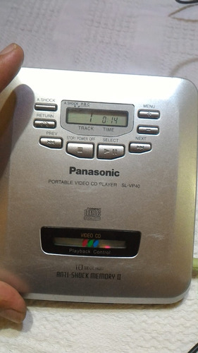 Portable Video Cd Player Sl-vp40 Panasonic Usado Leer Bien 
