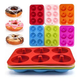 Molde Silicona Para Donut  Donas  Antiadherente Horno X  6