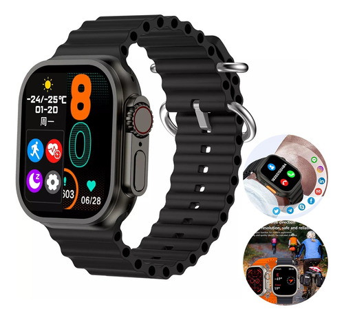 Relógio Smartwatch Ip08 Ultra 5.0 Feminino Masculino 1.99'