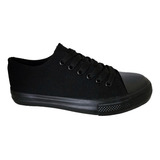 Zapatilla Infantil De lona Urbana Casual - Negro - 7196