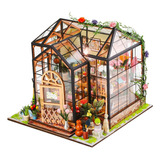Casa De Muñecas En Miniatura Con Muebles, Kits De Invernader