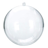 1000 Bolas Esferas Transparentes Plásticas Para Decorar 8 Cm