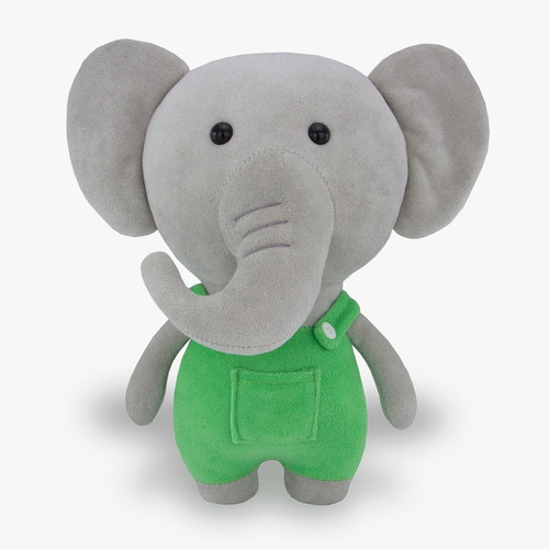 Elefante De Pelúcia 30cm Decoração Anti-alérgico