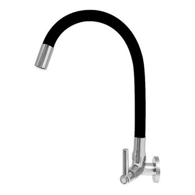 Torneira De Cozinha Gourmet Monocomando De Parede Tubo Flexível Colorido Luxo ¼ Volta - Alpha Hidrometais