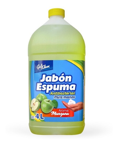 Jabon Espuma 4l Rellenable Antirobo Antibacterial Ahorrador 