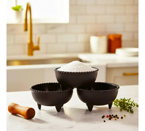 300 Mini Molcajete Salsa Sal Limon Ideal Cualquier Evento