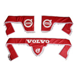 Cortina Decorativa Camión Para Volvo C/lateral Cuerina 4mts