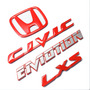 Emblemas Honda Civic Emotion Maleta Exs Rojo Pega 3m Honda FIT