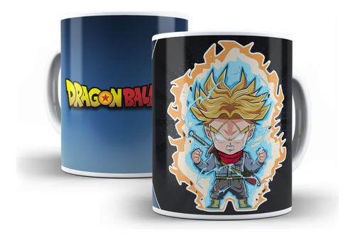 Taza De Cerámica Dragon Ball 3 Comics Premium En Caja