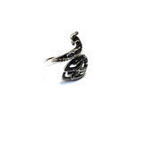 Anillo Animal Pavo Real  Acero  Unitalla Ajustable