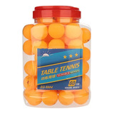 1 Cubo De 60 Pelotas De Ping-pong De 3 Estrellas (naranja)