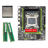 Kit Combinado De Placa Base Qiyida X79, Cpu E5 2620 Y 2 Kits