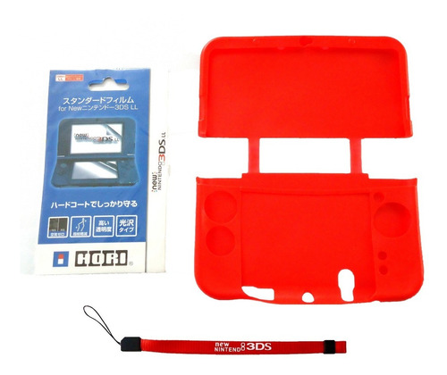 ¡¡¡ Kit Funda De Silicón, Micas Y Correa Para New 3ds Xl !!!