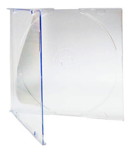 Porta Cd/dvd Acrilico Individual Slim