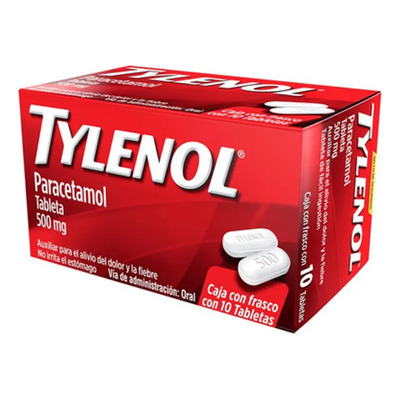 Tylenol Tabletas 500 Mg, 10 Tabletas | MercadoLibre
