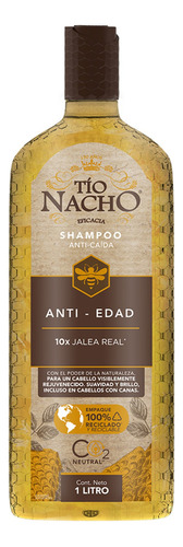 Shampoo Tío Nacho Anti-edad Anti-caída Con Jalea Real 1 L