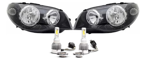 Juego Opticas Fiat Palio Adventure 2004 2005 Fn Ac +cree Led