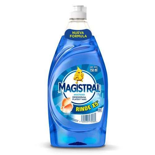 Detergente Magistral Multiuso Marina Sintético En Botella 750 ml