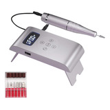 Torno Inalambrico + Lampara Uv Led 3 En 1 Para Manicure