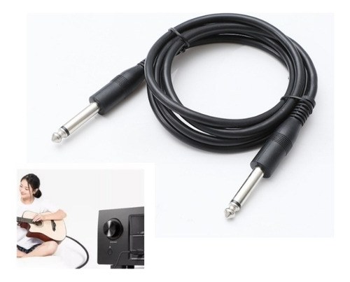 Cable Plug Ts Plug Ts Balanceado Para Home Studio 1,5 M