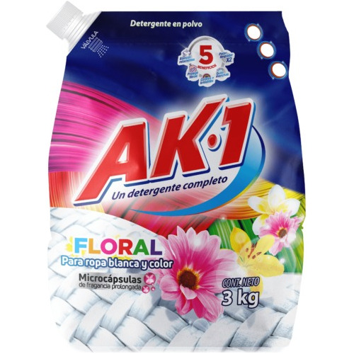 Detergente Floral A-k1 X 3 Kg - Kg a $10200