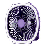 Ventilador De Escritorio Mini Ventilador Portátil Violeta