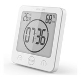 Reloj Digital De Pared Para Ducha De Baño Con Alarma, Resist