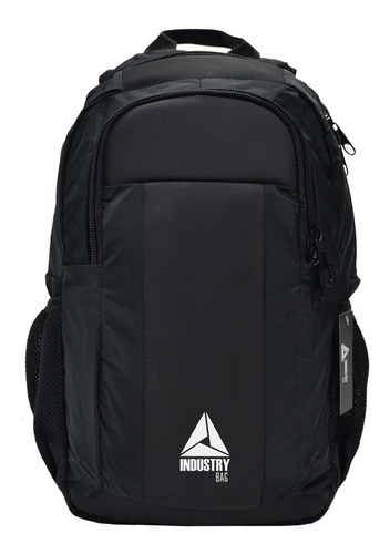 Morral Ejecutiva Industry Bag Laptop L300 Color Negro Diseño Lisa 21l
