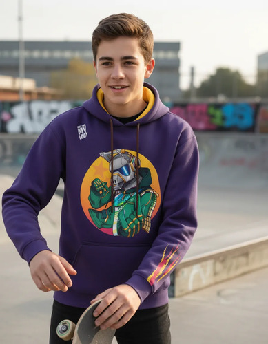 Fortnite Sudadera Hoodie Bombow Niños Deportivo Capucha