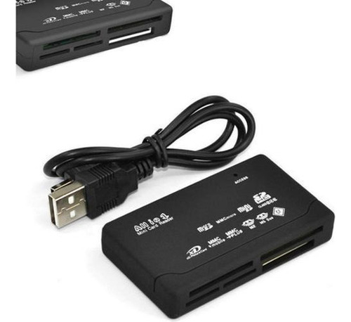 Leitor De Cartão De Memória 26 Em 1 Usb 2.0 Para Cf Xd Sd Ms