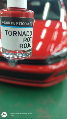 Color De Retoque Vw Rojo Tornado Polo Fox  Suran Amarok 