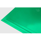 Papel Laminado Lamicote  Verde Escuro 250g A4 100 Folhas