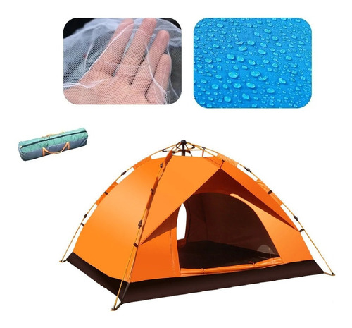 Carpa Toldo Automática 1-3 Personas Impermeable Mosquitero