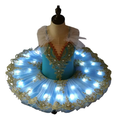 Tutú De Ballet Con Luz Led Para Niña Y Mujer Vestido De Bal