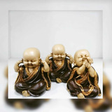 Trio De Buda Sábios (gesso)