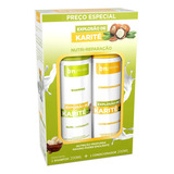  Kit Shampoo 200ml + Condicionador Explosão De Karité 200ml