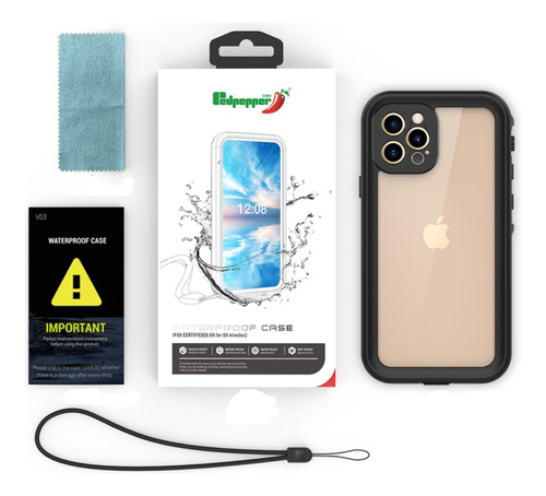 Capa Capinha Case A Prova Dágua Para iPhone 12 Shellbox 