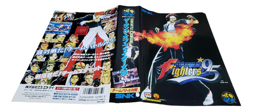 Encarte Original Do Kof 95 Japonês Neo Geo Aes. B5